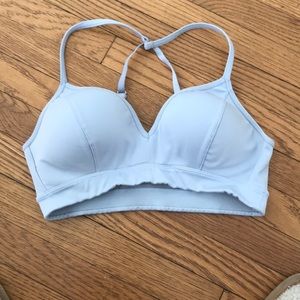 Baby Blue Athleta Sports Bra, M
